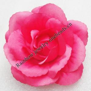 Artificial Flower Heads, Can be used for Hair Clip and Other Decorations, 90mm in Diameter, Sold by PC