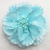 Artificial Flower Heads, Can be used for Hair Clip and Other Decorations, 90mm in Diameter, Sold by PC