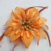 Artificial Flower Heads, Can be used for Hair Clip and Other Decorations, 130mm in Diameter, Sold by PC