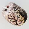 Handmade Pottery clay Beads, About:16x16mm Hole:5mm, Sold by Bag