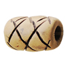 Handmade Pottery clay Beads, About:22x14mm Hole:5mm, Sold by Bag