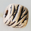 Handmade Pottery clay Beads, About:14x15mm Hole:5mm, Sold by Bag