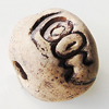 Handmade Pottery clay Beads, About:13x16mm Hole:5mm, Sold by Bag