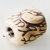 Handmade Pottery clay Beads, About:15x12mm Hole:5mm, Sold by Bag