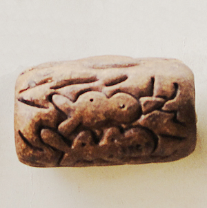 Handmade Pottery clay Beads, About:14x19mm Hole:5mm, Sold by Bag