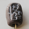 Handmade Pottery clay Beads, About:12x15mm Hole:5mm, Sold by Bag