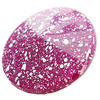 Painted(spray-paint) Acrylic Beads,Faceted Round, 25x9mm, Hole:Approx 1mm, Sold by Bag