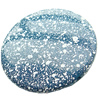 Painted(spray-paint) Acrylic Beads,Flat Round ,41x6mm,Hole:Approx 1mm, Sold by Bag