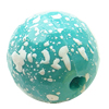 Painted(spray-paint) Acrylic Beads,Faceted Round, 12mm, Hole:Approx 2mm, Sold by Bag