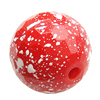 Painted(spray-paint) Acrylic Beads,Faceted Round, 16mm, Hole:Approx 2mm, Sold by Bag