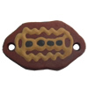 Handmade Pottery Clay Connector, 34x20mm, Sold by PC  