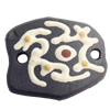 Handmade Pottery Clay Connector, 30x24mm, Sold by PC  