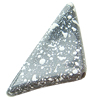 Painted (spray-paint) Acrylic Beads, Triangle, 29x15x5mm, Hole:Approx 1mm, Sold by Bag