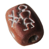 Handmade Pottery clay Beads, About:12x14mm Hole:5mm, Sold by Bag