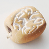 Handmade Pottery clay Beads, About:16x15mm Hole:5mm, Sold by Bag