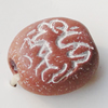 Handmade Pottery clay Beads, About:15x14mm Hole:5mm, Sold by Bag