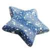 Painted(spray-paint) Acrylic Beads,Flat star, 30x5mm, Hole:Approx 2mm, Sold by Bag