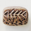 Handmade Pottery clay Beads, About:19x14mm Hole:5mm, Sold by Bag