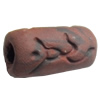 Handmade Pottery Clay Beads, About:23x13mm Hole:Approx 4mm, Sold by Bag