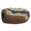 Handmade Pottery Clay Beads, About:13x18mm-12x23mm, Hole:Approx 4mm, Sold by Bag