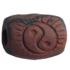 Handmade Pottery Clay Beads, About:13x18mm-12x23mm, Hole:Approx 4mm, Sold by Bag