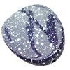 Painted (spray-paint) Acrylic Beads, Flat oval, 31x44x6mm, Hole:Approx 2mm, Sold by Bag