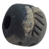 Handmade Pottery Clay Beads, About:12x15mm, Hole:Approx 4mm, Sold by Bag