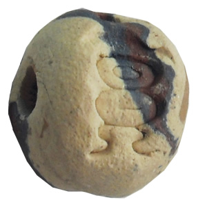 Handmade Pottery Clay Beads, About:12x15mm, Hole:Approx 4mm, Sold by Bag