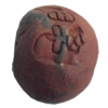 Handmade Pottery Clay Beads, About:12x15mm, Hole:Approx 4mm, Sold by Bag