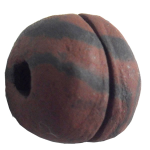 Handmade Pottery Clay Beads, About:12x15mm, Hole:Approx 4mm, Sold by Bag