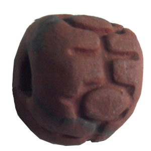 Handmade Pottery Clay Beads, About:12x15mm, Hole:Approx 4mm, Sold by Bag