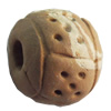 Handmade Pottery Clay Beads, About:12x15mm, Hole:Approx 4mm, Sold by Bag