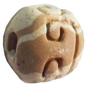 Handmade Pottery Clay Beads, About:12x15mm, Hole:Approx 4mm, Sold by Bag