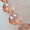 Glass Crystal Beads, Faceted Lantern 25x23mm Hole:1mm, Sold by Bag