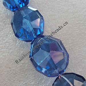 Glass Crystal Beads, Faceted Polygon 21x25mm Hole:1mm, Sold by Bag