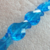 Glass Crystal Beads, 15x22mm Hole:1mm, Sold by Bag