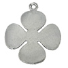 Pendant, Zinc Alloy Jewelry Findings, Flower 28x34mm, Sold by Bag