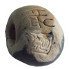 Handmade Pottery Clay Beads, About:12x15mm, Hole:Approx 4mm, Sold by Bag  