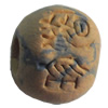 Handmade Pottery Clay Beads, About:12x15mm, Hole:Approx 4mm, Sold by Bag  