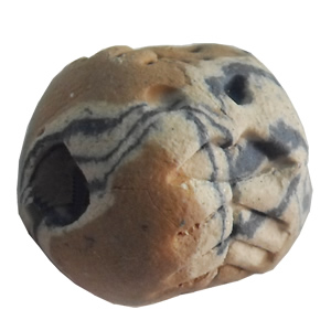 Handmade Pottery Clay Beads, About:12x15mm, Hole:Approx 4mm, Sold by Bag  