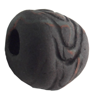 Handmade Pottery Clay Beads, About:12x15mm, Hole:Approx 4mm, Sold by Bag  