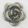 Pendant, Zinc Alloy Jewelry Findings, Flower 17mm, Sold by Bag