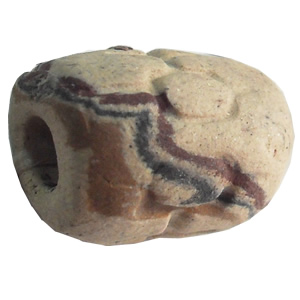 Handmade Pottery Clay Beads, About:13x18mm-12x23mm, Hole:Approx 4mm, Sold by Bag  