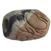 Handmade Pottery Clay Beads, About:13x18mm-12x23mm, Hole:Approx 4mm, Sold by Bag  