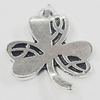 Pendant, Zinc Alloy Jewelry Findings, Flower 18x20mm, Sold by Bag