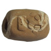 Handmade Pottery Clay Beads, About:20x14mm, Hole:Approx 4mm, Sold by Bag  