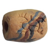 Handmade Pottery Clay Beads, About:18x13mm, Hole:Approx 4mm, Sold by Bag  