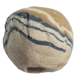 Handmade Pottery Clay Beads, About:15x13mm, Hole:Approx 4mm, Sold by Bag  