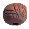 Handmade Pottery Clay Beads, About:15x13mm, Hole:Approx 4mm, Sold by Bag  