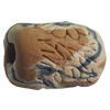 Handmade Pottery Clay Beads, About:19x13mm, Hole:Approx 4mm, Sold by Bag  